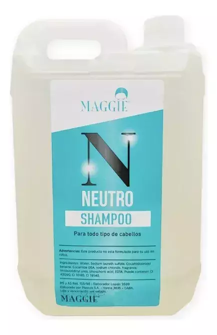 SHAMPOO NEUTRO X 5L BIDON MAGGIE