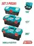 SET 3 CAJAS PLASTICAS P/ HERRAMIENTAS (14/17/20") - Masivo - Refrigeracion