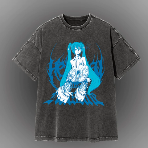 MIKU remera washed