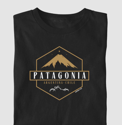 CAMISETA PATAGôNIA - ARGENTINA CHILE - comprar online