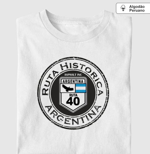 CAMISETA RUTA HISTÓRICA - ARGENTINA - comprar online