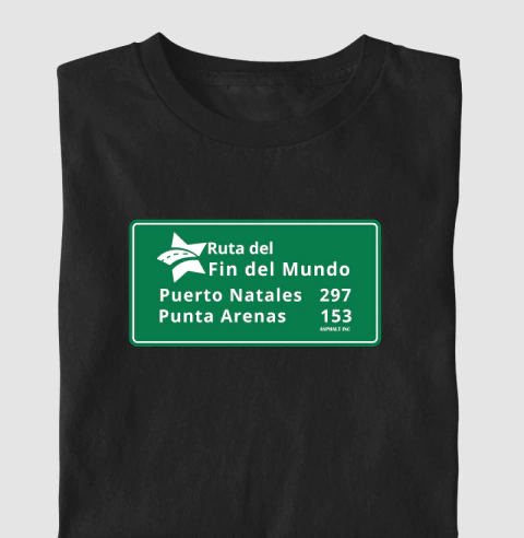 CAMISETA RUTA DEL FIN DEL MUNDO - comprar online