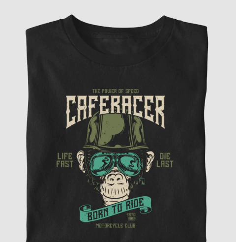 CAMISETA CAFÉ RACER MONKEY - comprar online