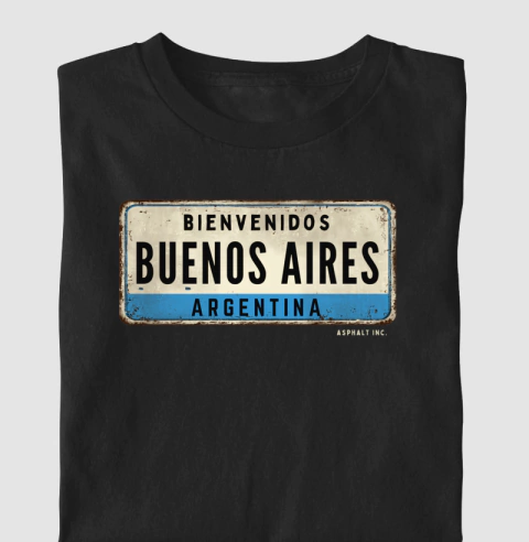 CAMISETA BIENVENIDOS BUENOS AIRES - comprar online