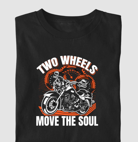 CAMISETA TWO WHEELS MOVE THE SOUL - comprar online
