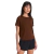 Camiseta LIVE! Breath Back Comfort Feminina - Chocolate Plum