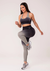 Legging fitness feminina preto degradê modela bumbum seamless+ - LukeFitness