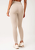 Legging fitness feminina areia canelada com cós alto seamless+ - LukeFitness