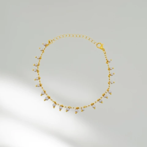 PULSEIRA COM DETALHES EM PEROLAS