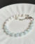 Pulsera Aguamarina y piedra de luna - comprar online