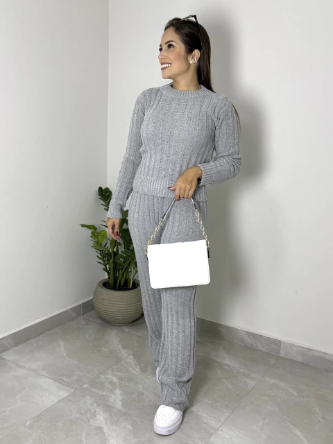 Conjunto Confort Glam Cinza - comprar online