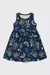 Vestido Infantil em Meia Malha Estampada