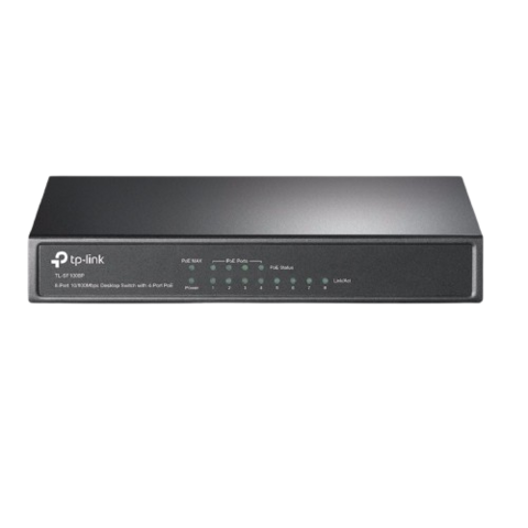 SWITCH 8P TL-SF1008P TP-LINK 4 POE PORTS - comprar online