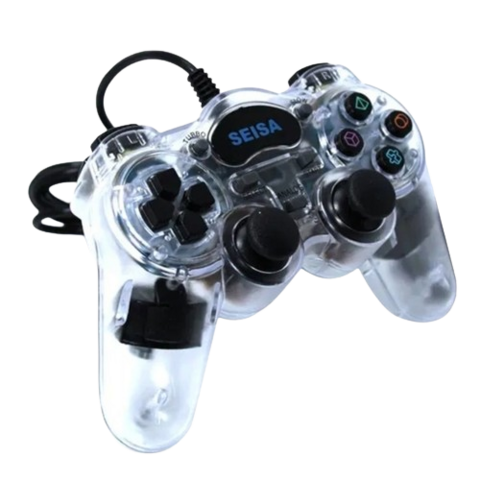 JOYSTICK P/PC USB SJ-703TM TRANSPARENTE SEISA - comprar online