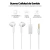 Audífonos Con Cable Jack Y Micrófono Kbod Fon-10018 Blanco y Negro - tienda en línea