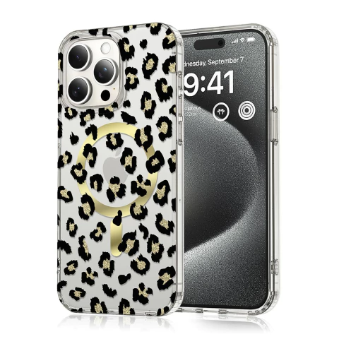 Carcasa Animal Print Reforzada Magnetica Kbod Leopard Print