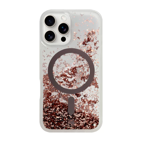 Carcasa Con Agua Y Glitter Kbod Stardus Magnetic Para iPhone