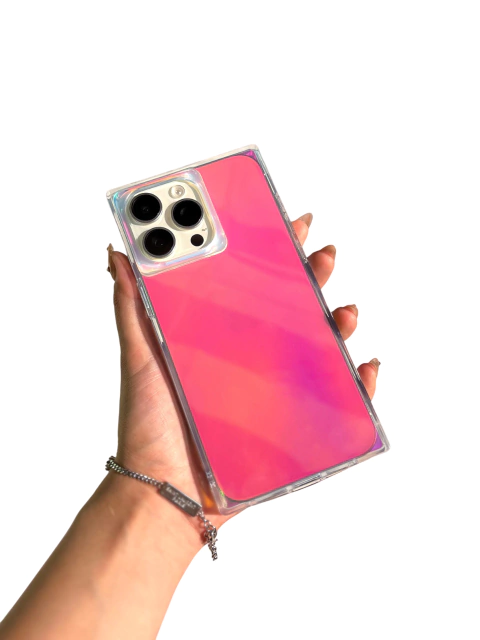 Carcasa Cuadrada Antigolpes Kbod Blox A83 Tornasol Para iPhone