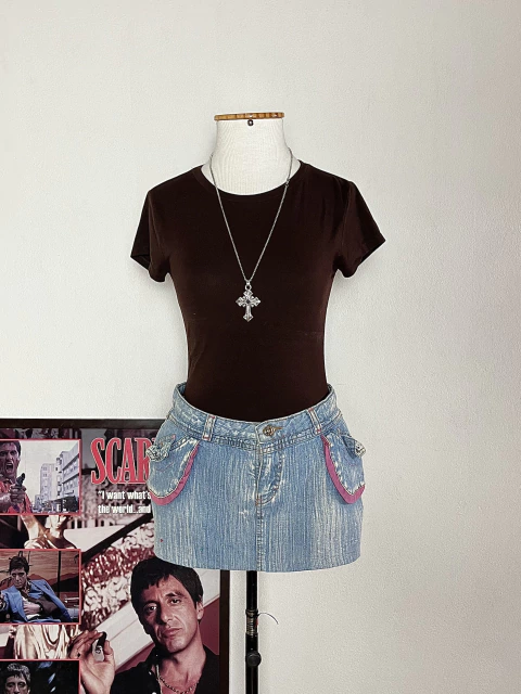 gitanes mini skirt | 36