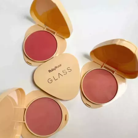 Blush Compacto Ultrafino Aveludado Glass by Ruby Rose - comprar online