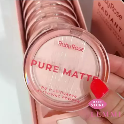 Pó Compacto Matificante Ultrafino Pure Matte Ruby Rose - comprar online