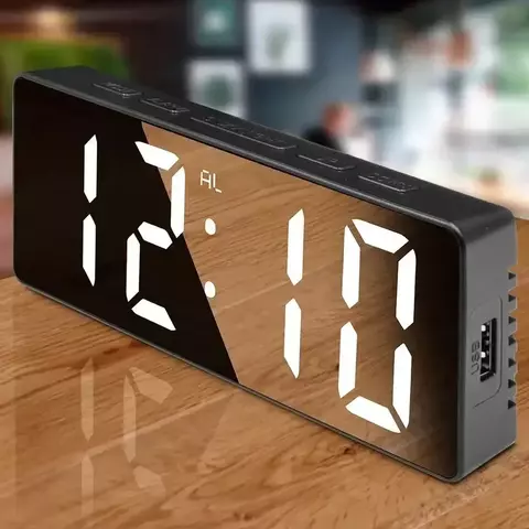 Relógio Despertador Digital De Mesa GH0712L - comprar online