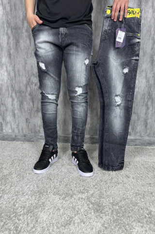 CALÇA JOGADOR -BROW JEANS-DESTROYED