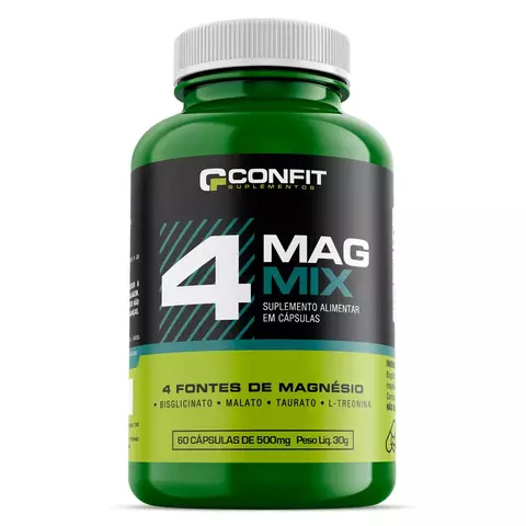 4 MAG Mix - 60 Cápsulas - Confit Suplementos