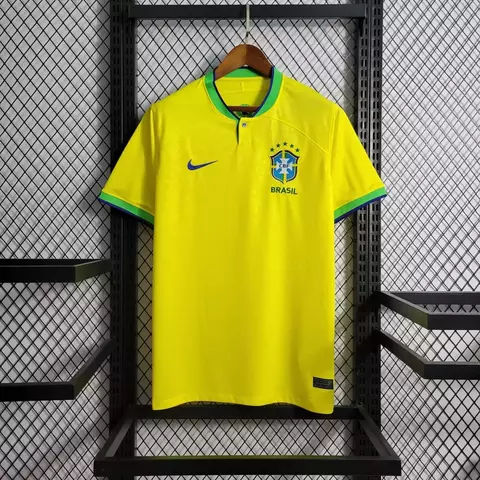 Camisa do Brasil Home Copa 2022 - (Amarela) - comprar online