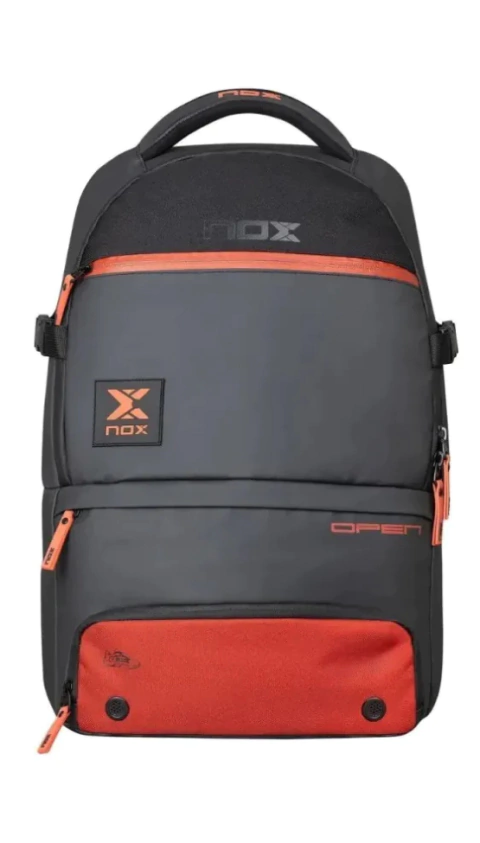 Mochila Padel Nox Luxury Open Series Negro y Rojo - comprar online