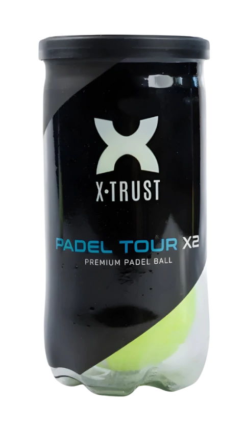 Tubo De Pelotas X-trust Padel Tour X2 Unidades - comprar online