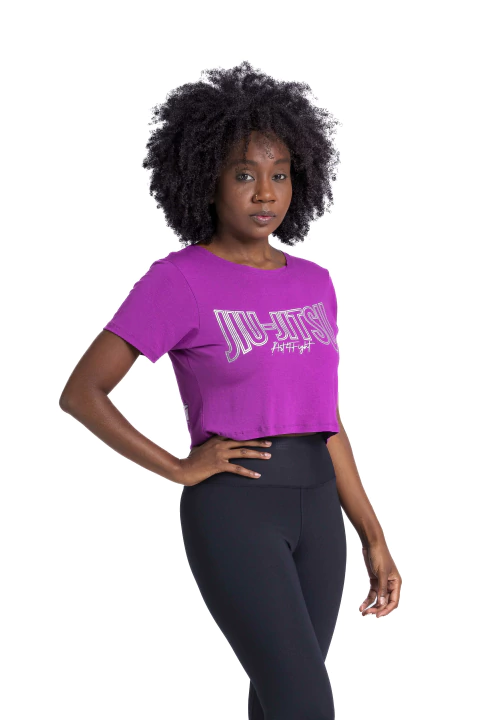 Cropped Jiu-Jitsu - Uva - comprar online