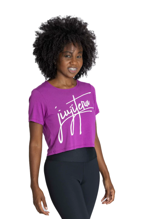 Cropped Jiujitera - Uva - comprar online