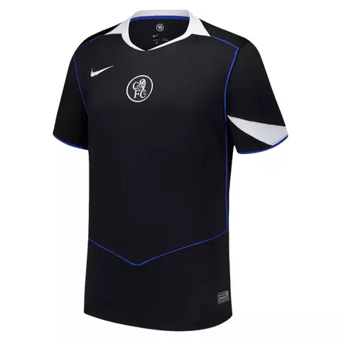 Camisa Chelsea III 25/26 - Torcedor Nike Masculina - Preta com detalhes em cinza - comprar online
