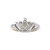 Anillo Plata 925 - Mujer - Corona - Ml458-16d en internet