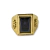 Anillo Oro Rosa 18k- Hombre- Amatista- 10,5 Grs- An02 en internet