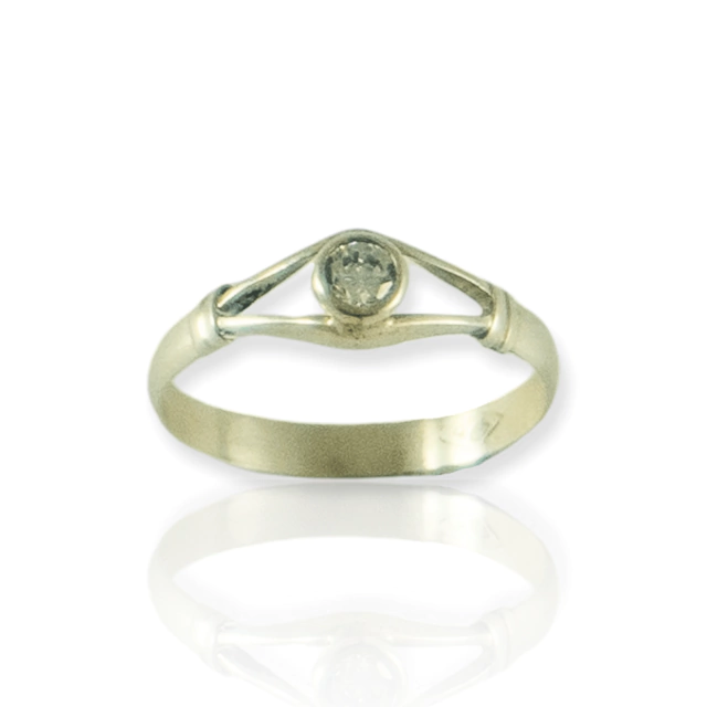 Anillo Plata 925 - Tipo Solitario - Mujer - Ml604-13d - comprar online
