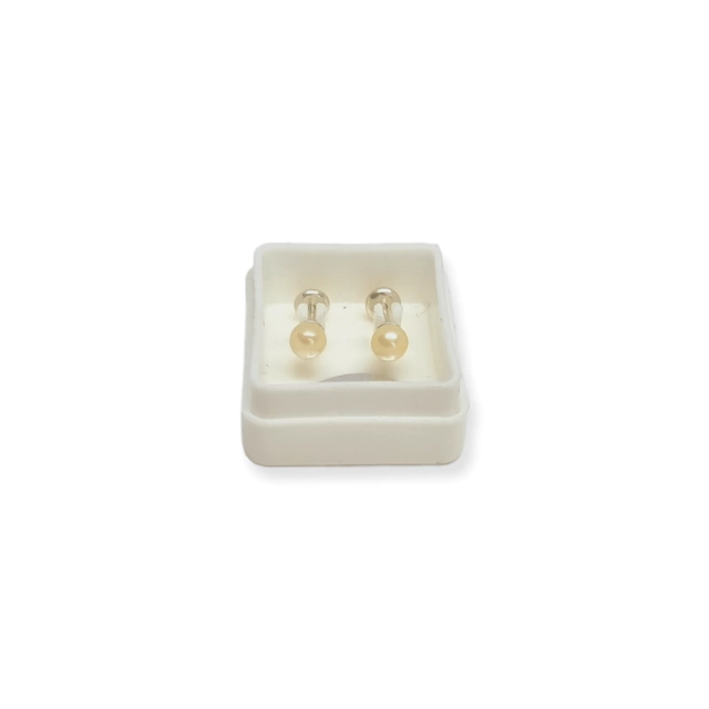 Aros Abridores De Plata 925 Perlas - Ap33-8 - comprar online