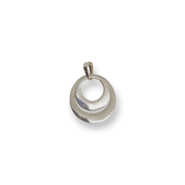 Dije Plata 925 doble argolla - Fr268-18d - comprar online