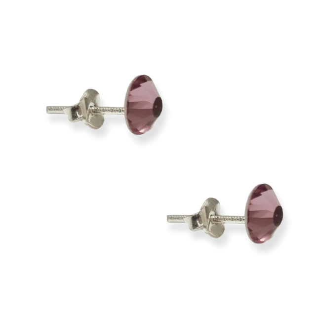 Aros Plata 925 Cristal SWA ARPL233 - 10d en internet