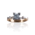 Anillo oro 18k Solitario con circonio - Mujer- An438- 5,3 grs - comprar online