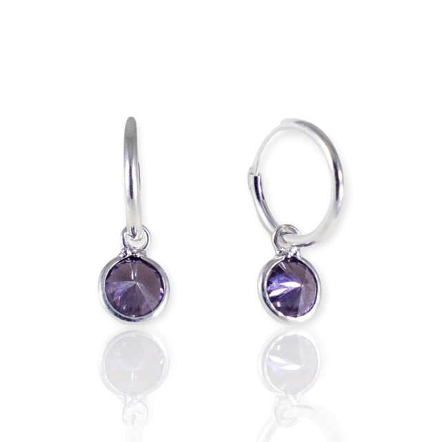 Aros Plata 925 argolla con circonios ARPL277 - 15d - comprar online
