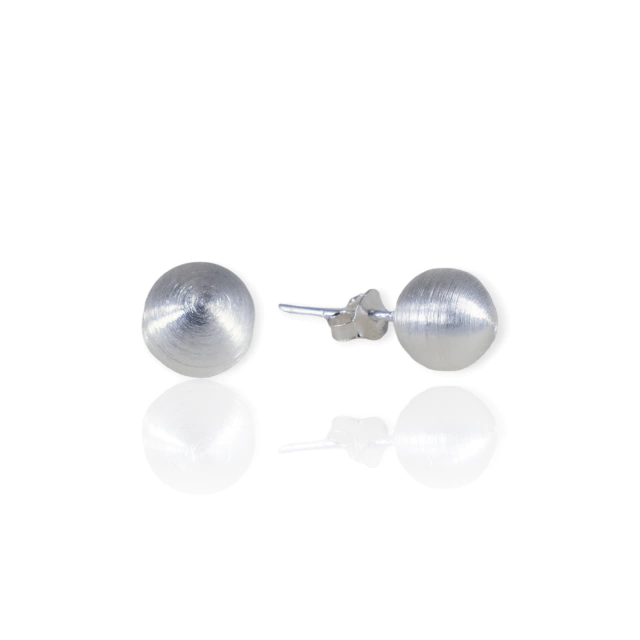 Aros Plata 925 bolitas esmeriladas ARPL313 - 17d - comprar online