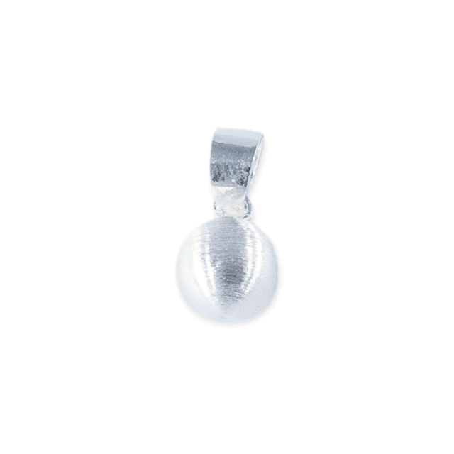Dije Plata 925 bolita esmerilada- Fr489 -10d - comprar online