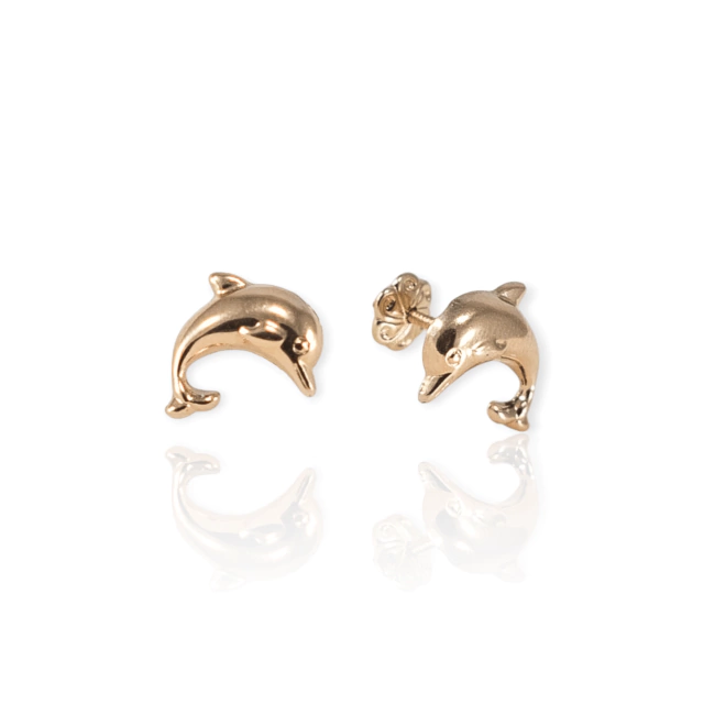 Aros Oro 18k Delfines - Ar115 - 0,8 grs - comprar online