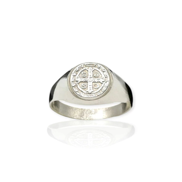 Anillo Plata 925 San Benito giratorio - Ml863-16d - comprar online