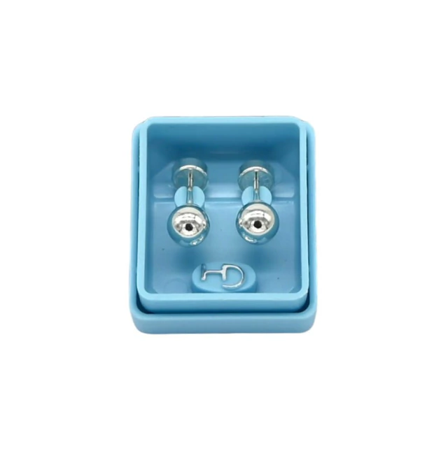 Aros Abridores De Plata 925 con bolitas de plata - 000600 - 15d - comprar online
