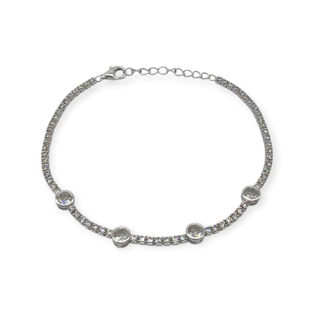 Pulsera Plata 925 Tipo tennis con susanitos Kl314 - 60d - comprar online