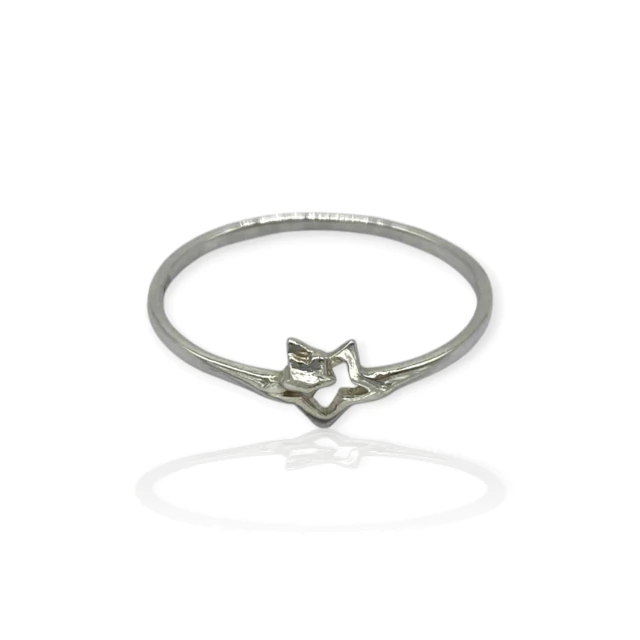 Anillo Plata 925 Estilo estrella - Ml1006 - 5d en internet