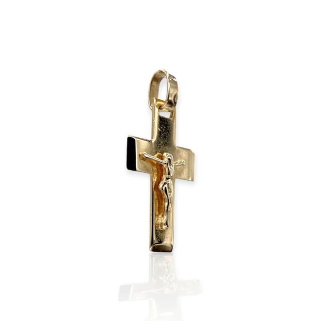 Dije oro 18k Cruz - Di181 - 2,1gr - HRO Luxe